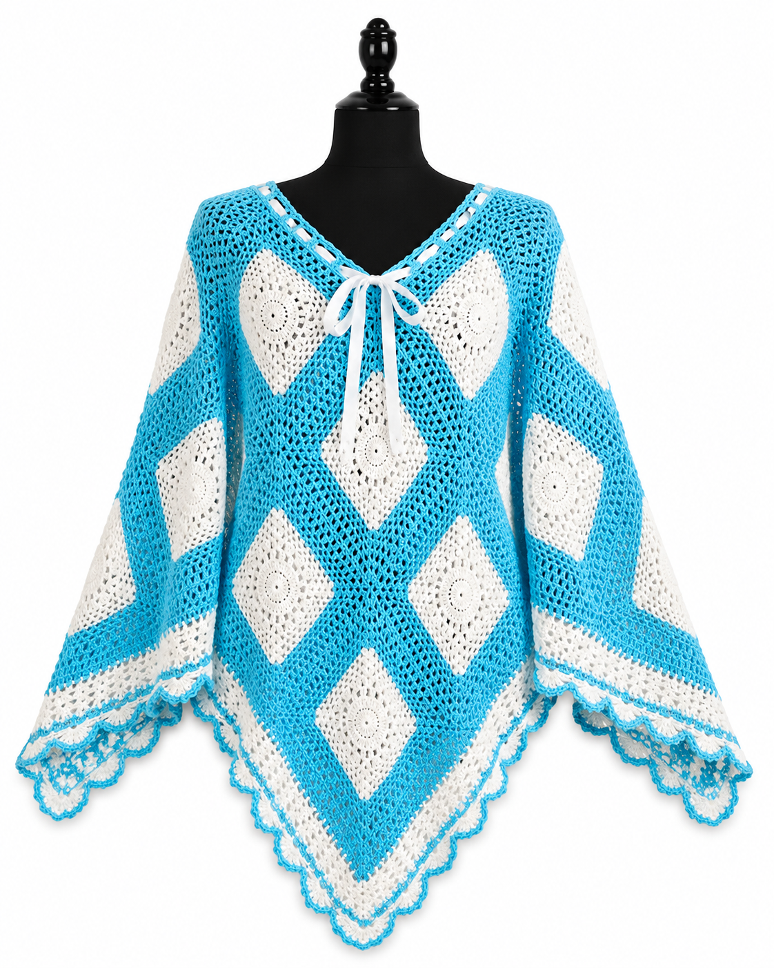 Crochet Blue Top